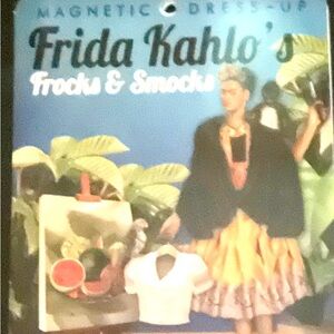 FRIDA KAHOLA’S MAGENTIC FROCKS & SMOCKS. FUN & FESTIVE. STILL IN PACKAGE